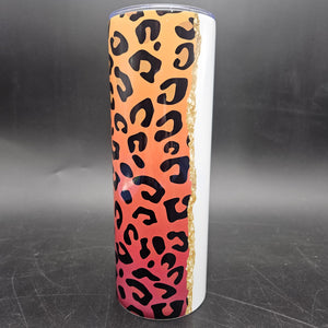 Pre-Sublimated 20oz Tumbler - Fall Leopard