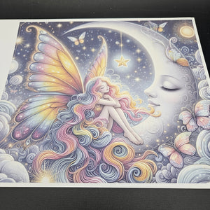 Sublimation Print of 20oz Wrap - Wishing Clouds