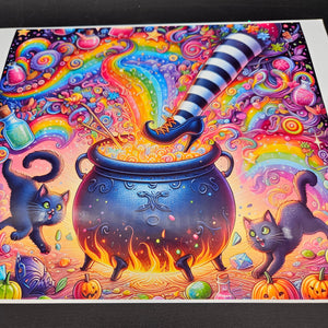 Printed Vinyl Sheet - Candy Potion