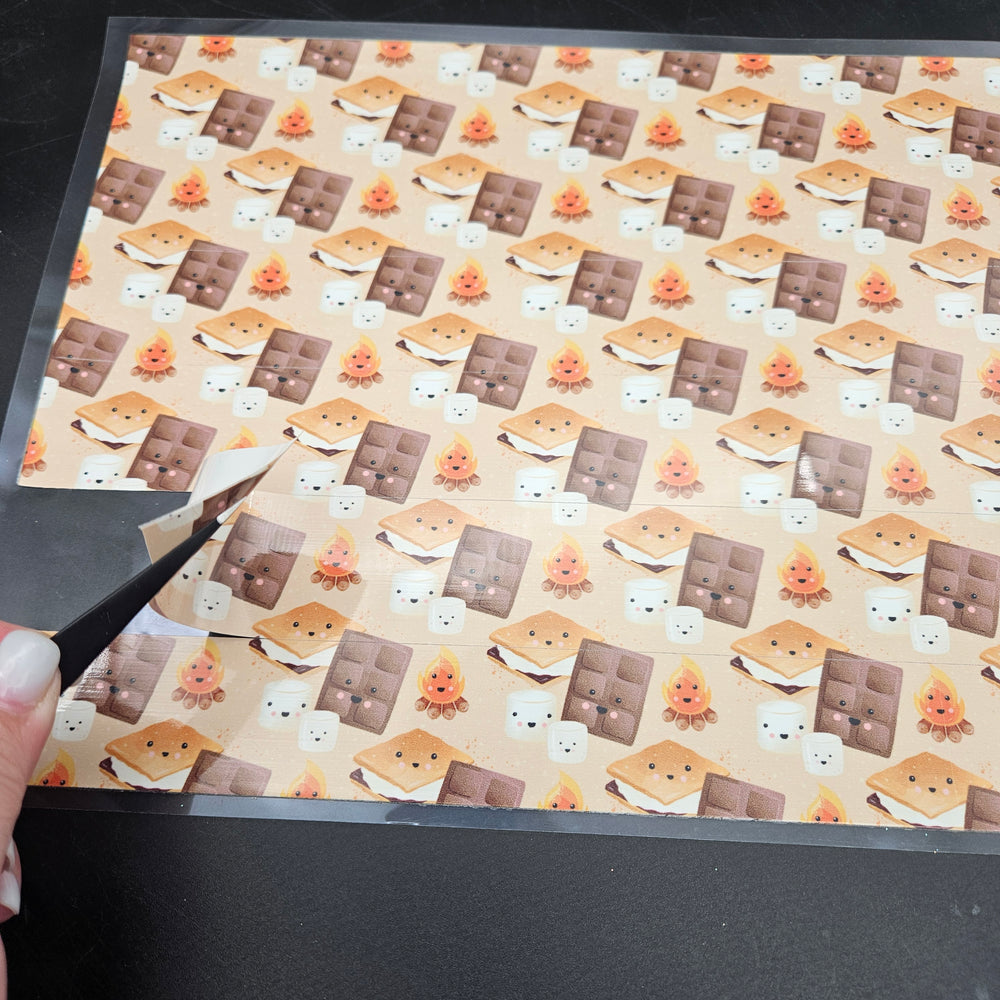 
            
                Load image into Gallery viewer, Pre-Cut UV-DTF - S&amp;#39;more Buddies STRIPES
            
        
