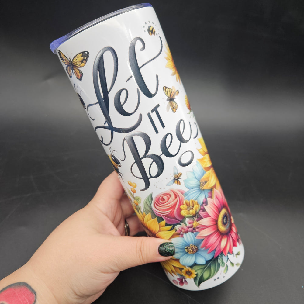 
            
                Load image into Gallery viewer, Sublimated 20oz Tumbler - Bee Positive
            
        