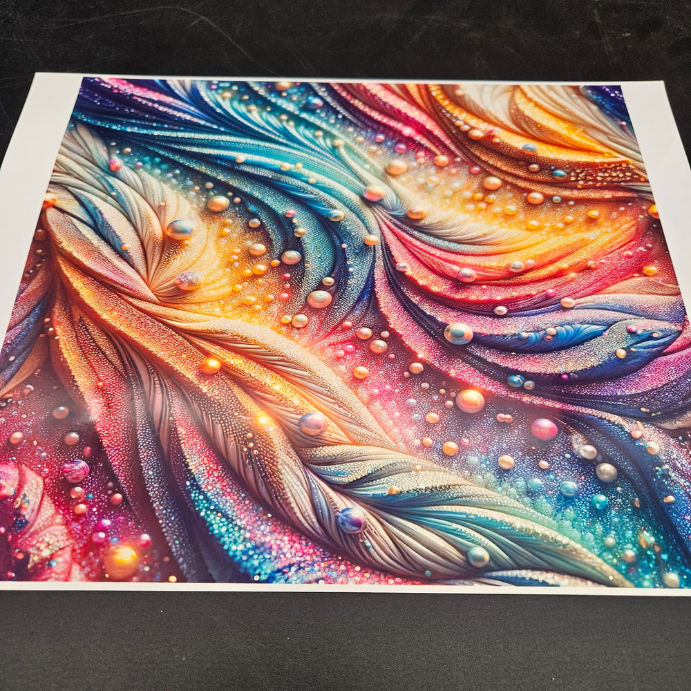 
            
                Load image into Gallery viewer, Printed Vinyl Sheet - Silk Rainbow
            
        