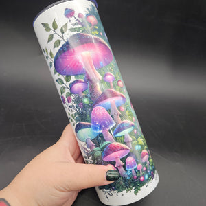 Pre-Sublimated 20oz Tumbler - Mushroom Glow