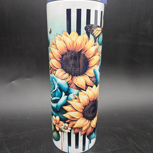 Pre-Sublimated 20oz Tumbler - Sunflower Skies