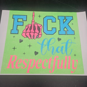 
            
                Load image into Gallery viewer, Glitter by Design (GBD) and Tumbler Bundle - F*ck That
            
        