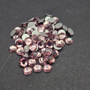 Single Color Rhinestones - Light Amethyst - GLASS