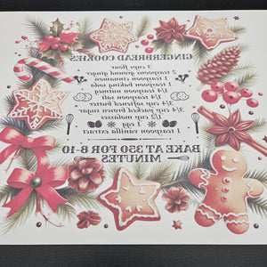 Sublimation Print of 20oz Wrap - Gingerbread Recipe