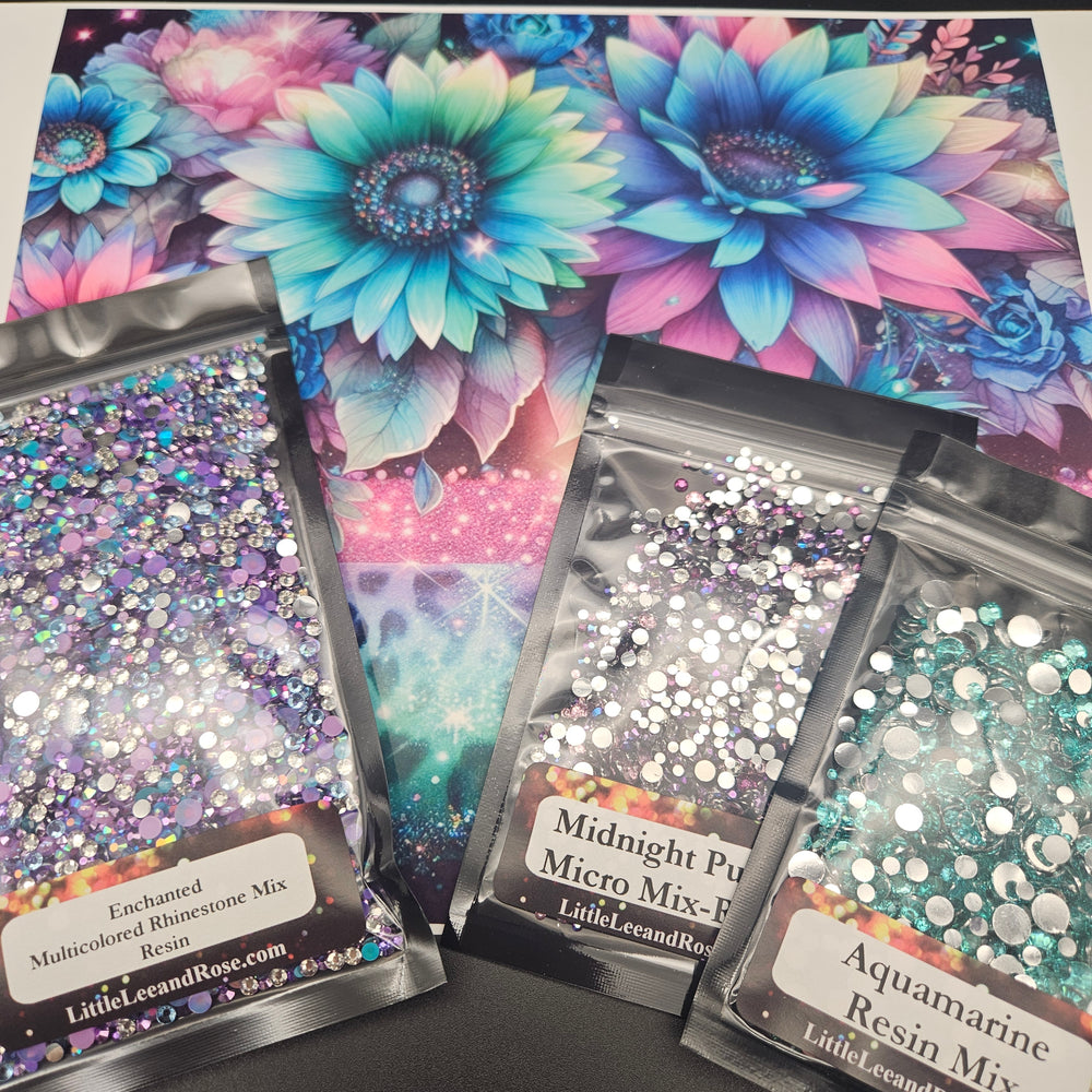 
            
                Load image into Gallery viewer, So Pretty Sunflower - Resin Rhinestone Tumbler Bundle
            
        