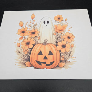 Sublimation Print of 20oz Wrap - Peachy Pumpkin