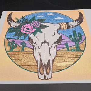 
            
                Load image into Gallery viewer, Glitter by Design - Wild West Skull GBD NO TUMBLER
            
        