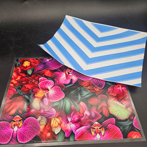Pre-Cut UV-DTF - Magenta Orchid Layered V-Split