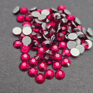 Single Color Rhinestones - Dark Siam - GLASS