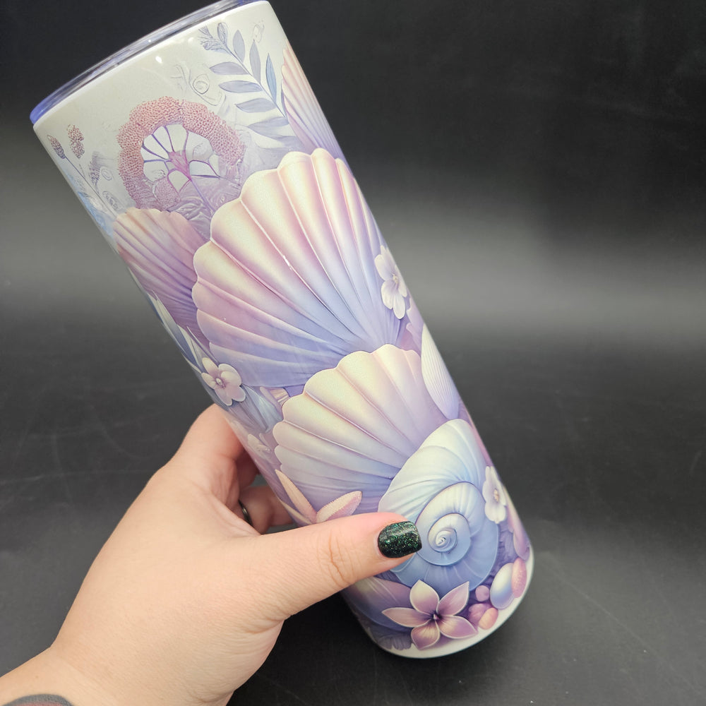 Pre-Sublimated 20oz Tumbler - Iridescent Shells