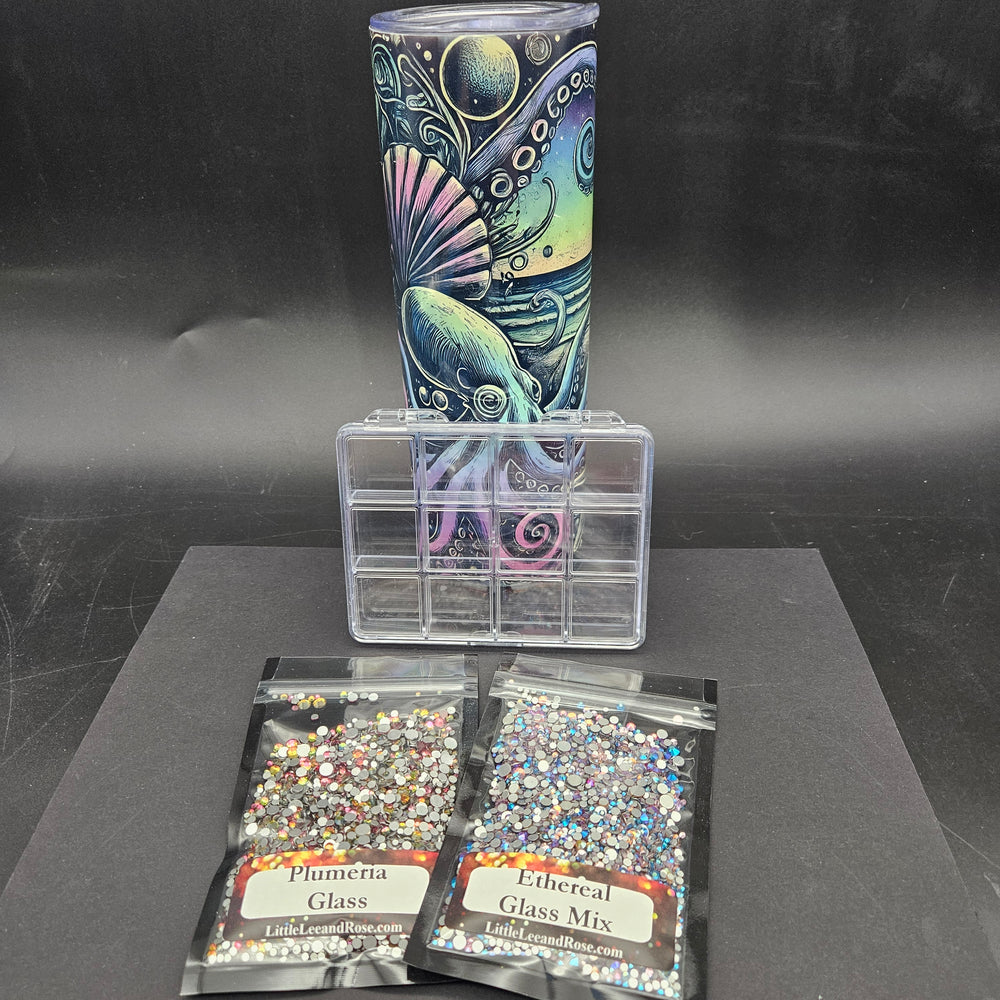 
            
                Load image into Gallery viewer, Marine Waters - Glass Rhinestone Tumbler Bundle
            
        