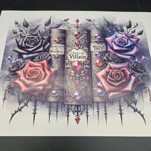 Printed Vinyl Sheet - Villains Are Pretty