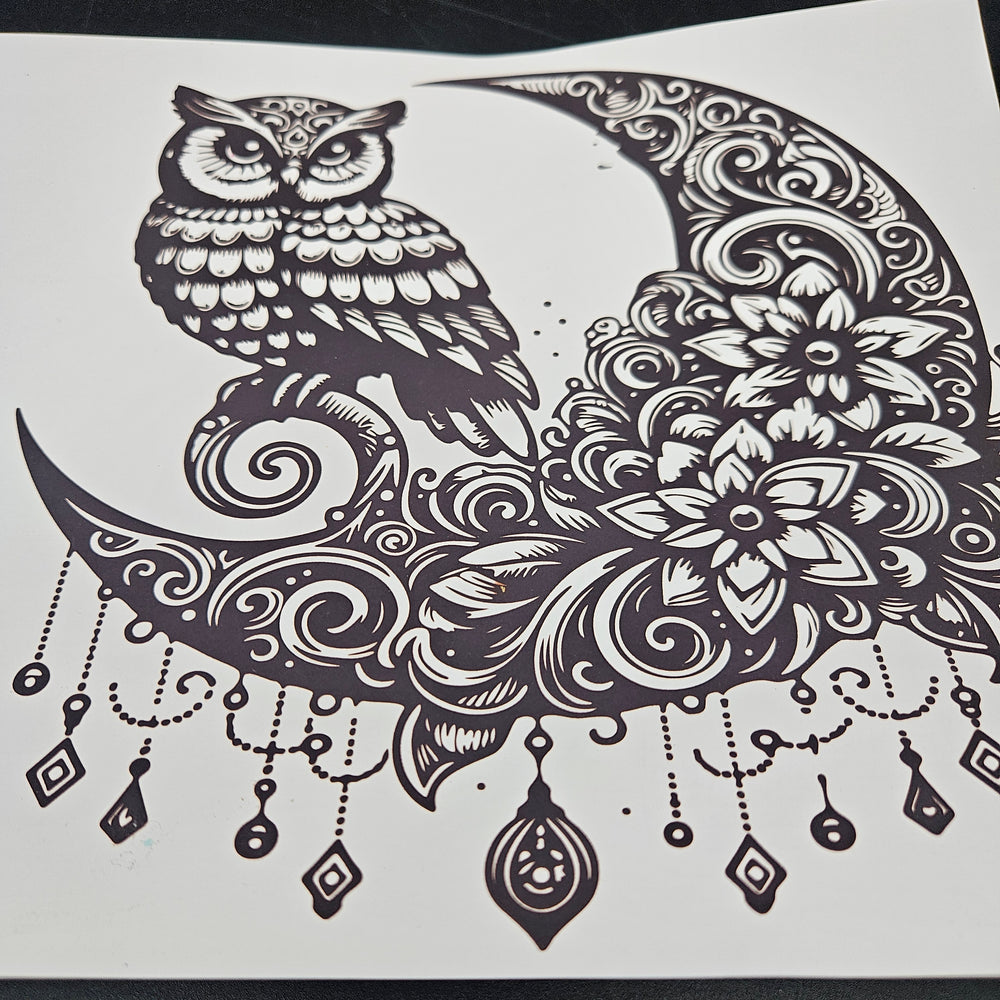 
            
                Load image into Gallery viewer, Sublimation Print of 20oz Wrap - Lunar Owl
            
        