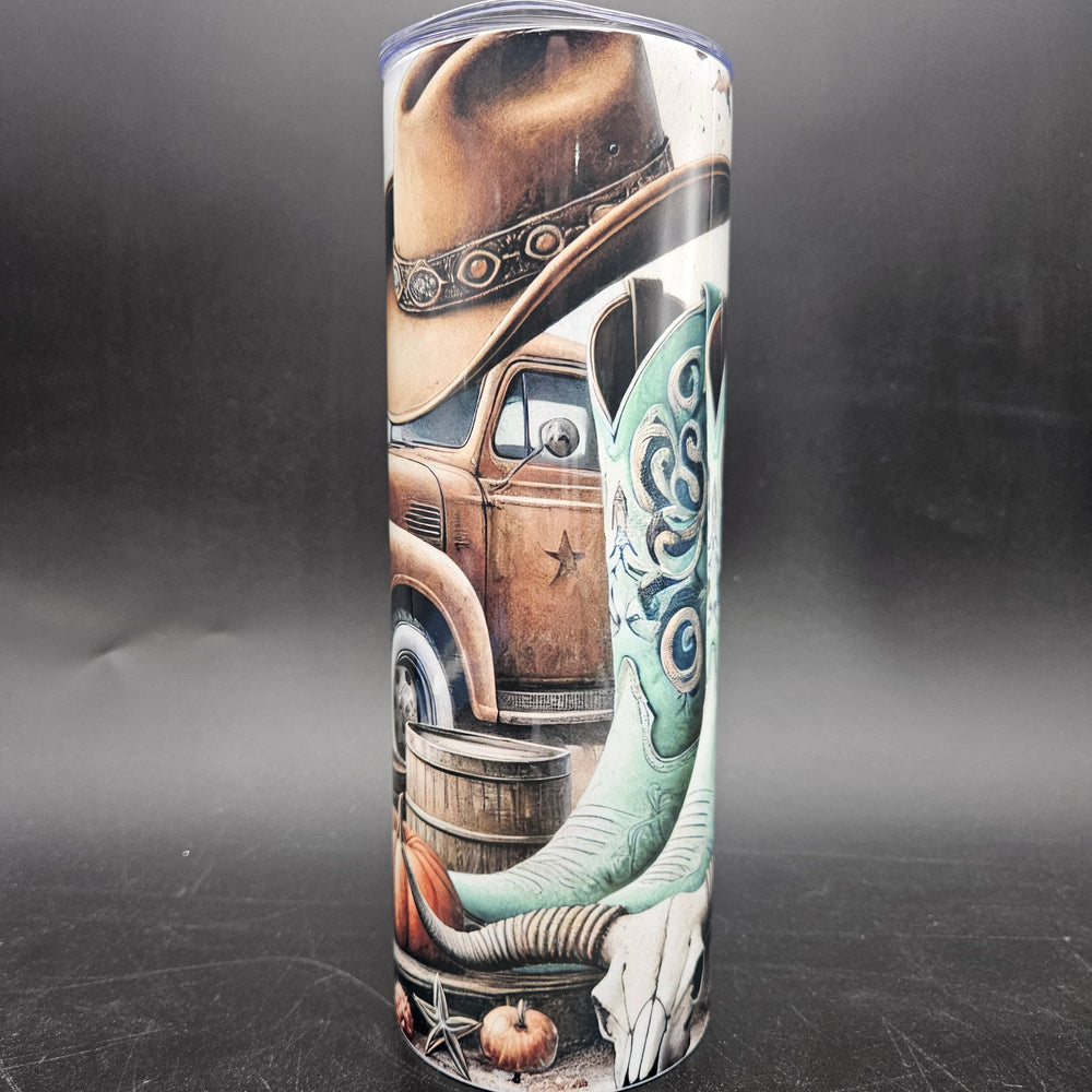 
            
                Load image into Gallery viewer, Pre-Sublimated 20oz Tumbler - Cowboy Blues
            
        