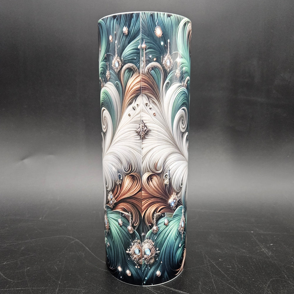 Pre-Sublimated 20oz Tumbler - Feathered Cross