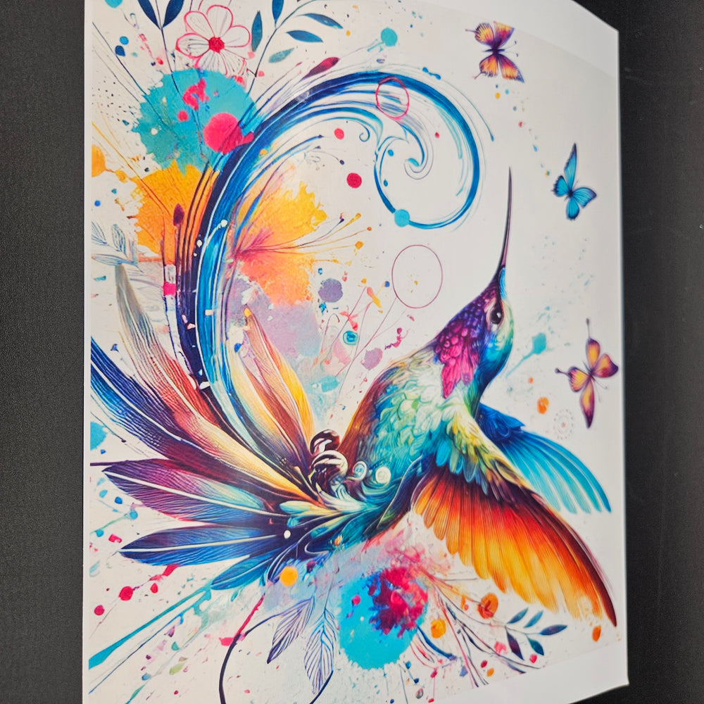 
            
                Load image into Gallery viewer, Printed Vinyl Sheet - Hummingbird Song
            
        