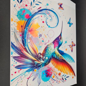 
            
                Load image into Gallery viewer, Printed Vinyl Sheet - Hummingbird Song
            
        