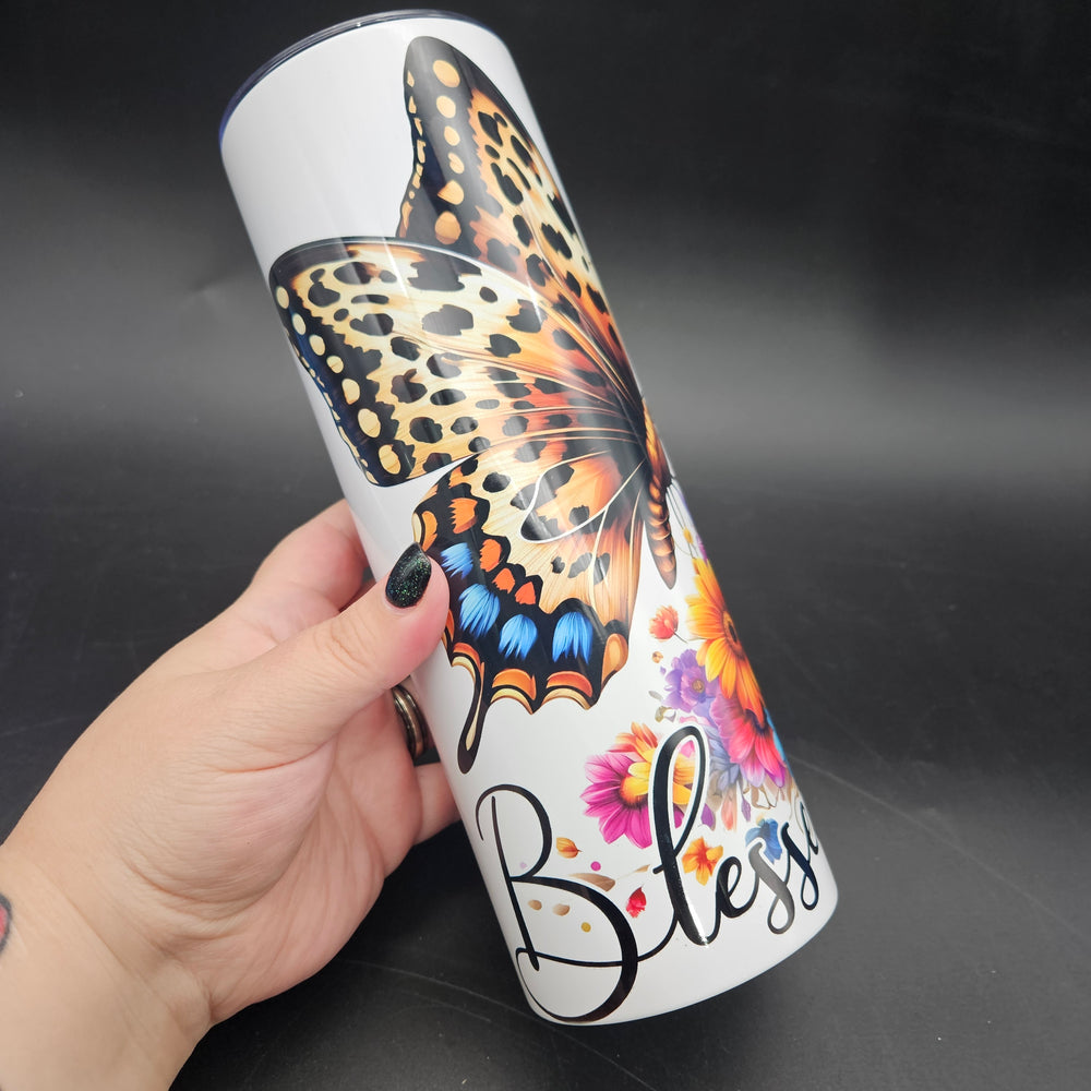 Pre-Sublimated 20oz Tumbler - Blessed & Vibrant