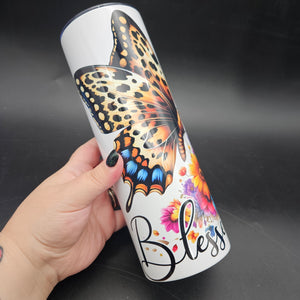 Pre-Sublimated 20oz Tumbler - Blessed & Vibrant