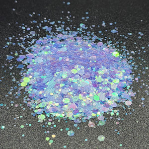 
            
                Load image into Gallery viewer, Pegasus - UV White to Dark Blue Mixed Chunky Glitter
            
        