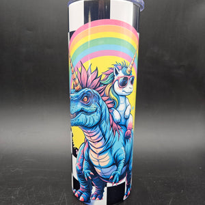 Pre-Sublimated 20oz Tumbler - Dinocorn