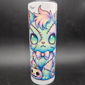 Pre-Sublimated 20oz Tumbler - Creepy Kitten