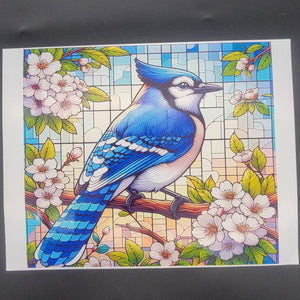Printed Vinyl Sheet - Stained Glass