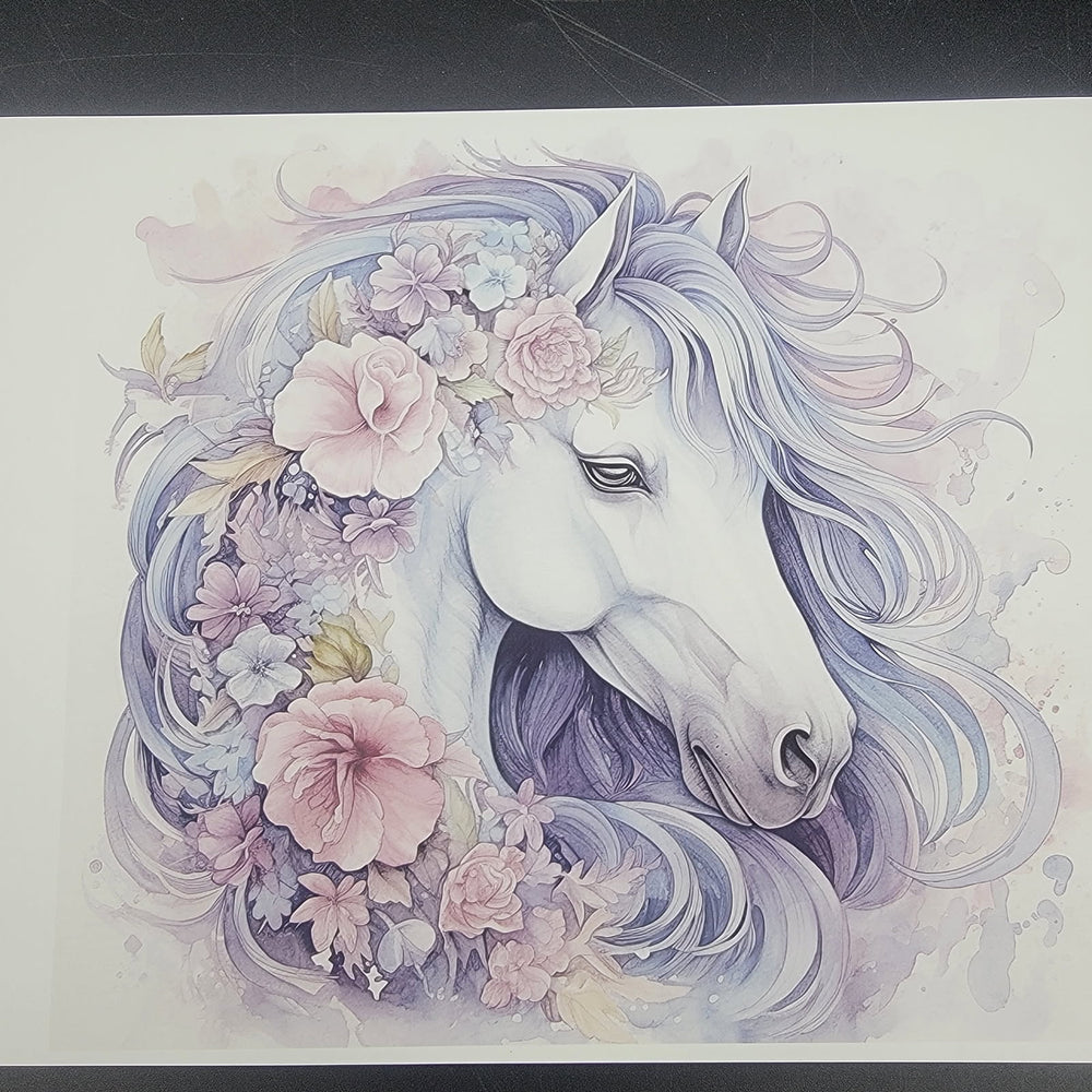
            
                Load image into Gallery viewer, Sublimation Print of 20oz Wrap - Unicorn Beauty
            
        