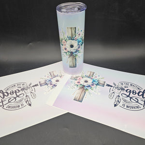 God Is Working - Tumbler, Sublimation, or Vinyl