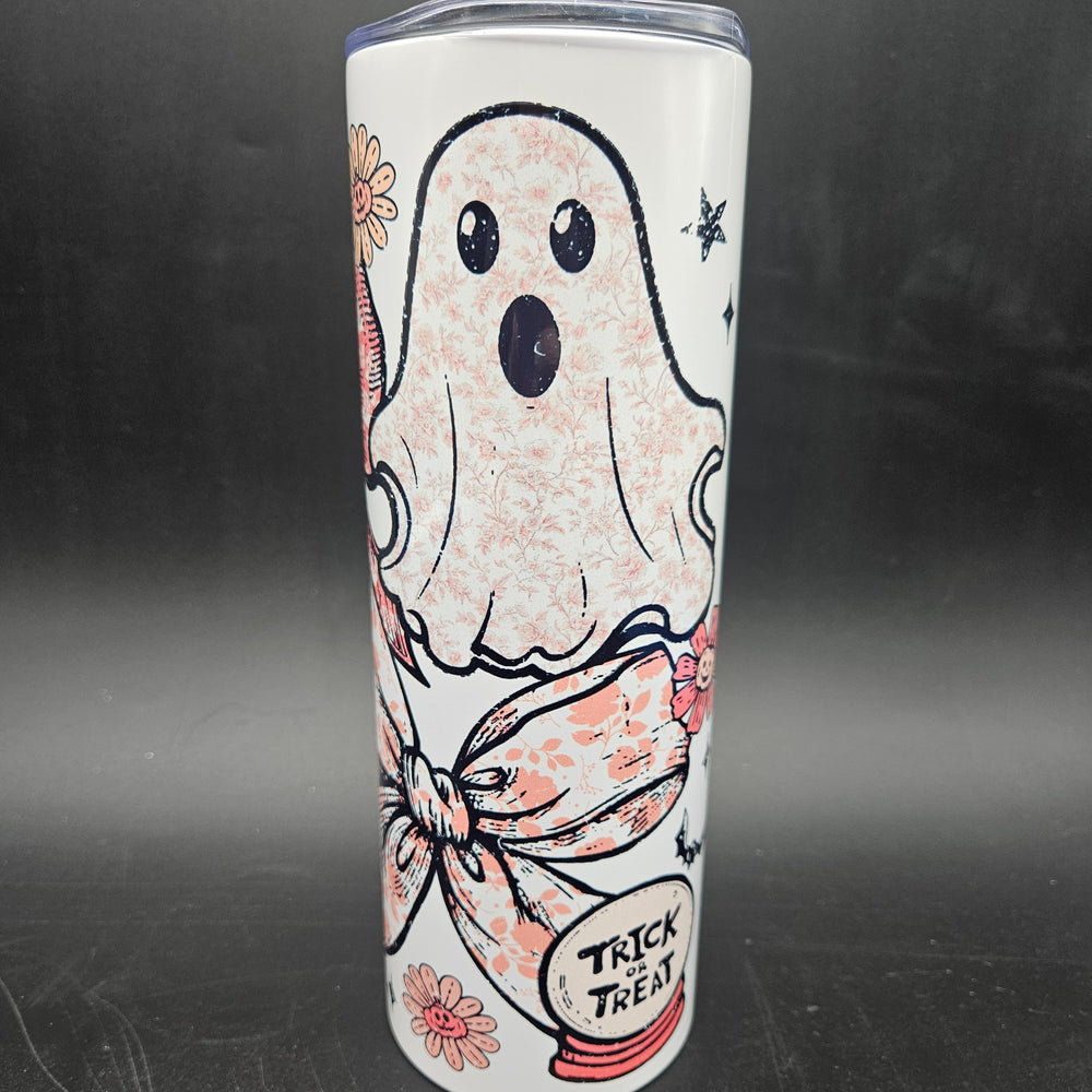 
            
                Load image into Gallery viewer, Pre-Sublimated 20oz Tumbler - Rosy Ghost
            
        