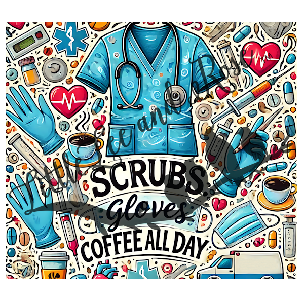 
            
                Load image into Gallery viewer, Scrubs and Gloves 20oz Wrap UV-DTF
            
        