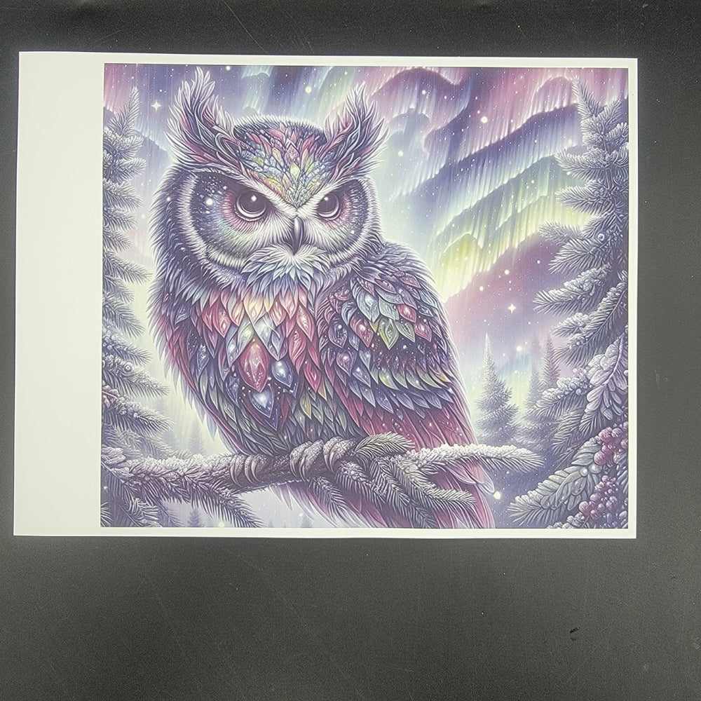 
            
                Load image into Gallery viewer, Sublimation Print of 20oz Wrap - Northern Owl
            
        