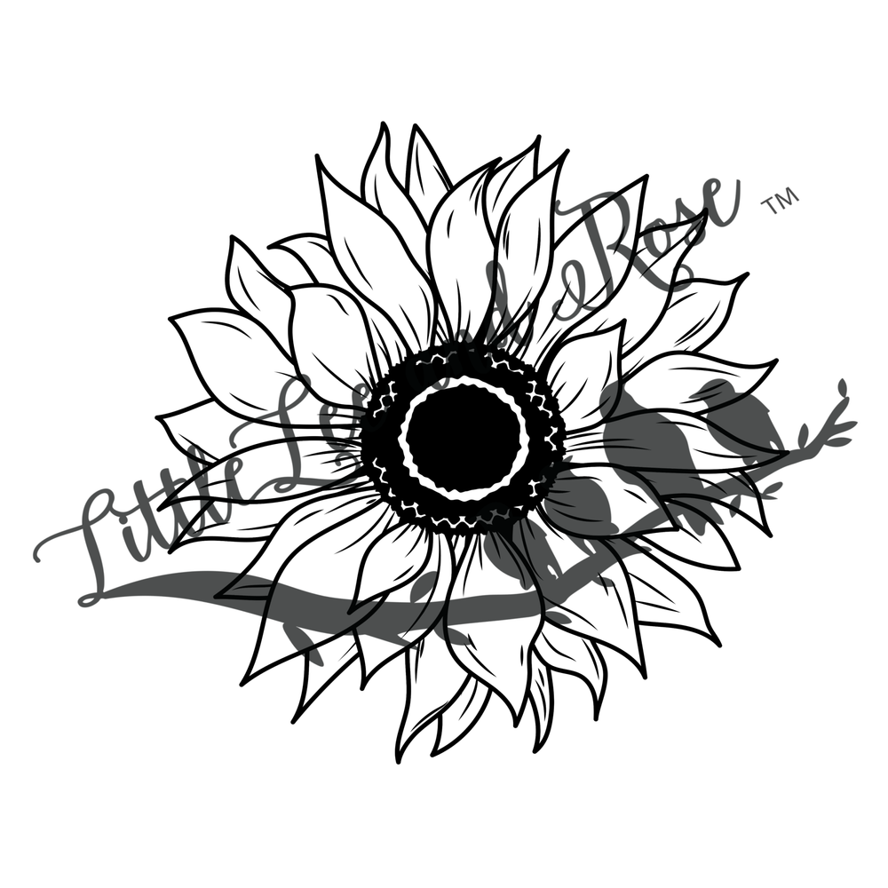 Simple Sunflower UV-DTF