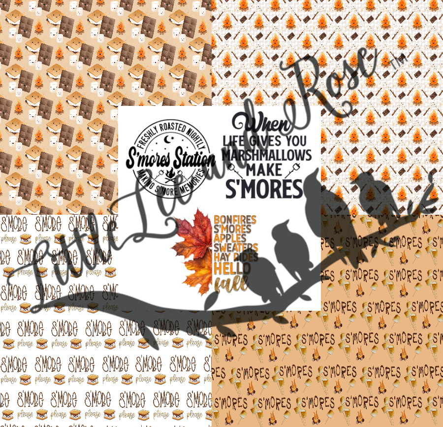 S'mores Instant Transfer Decal Pack