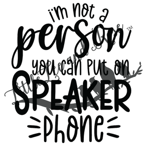 Speaker Phone Instant Transfer