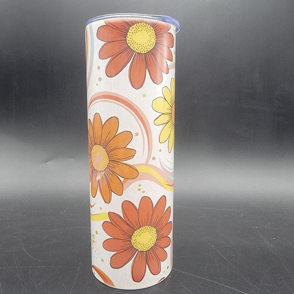 
            
                Load image into Gallery viewer, Pre-Sublimated 20oz Tumbler - Retro Daisies
            
        