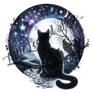 1 Starry Night Kitty Instant Transfer