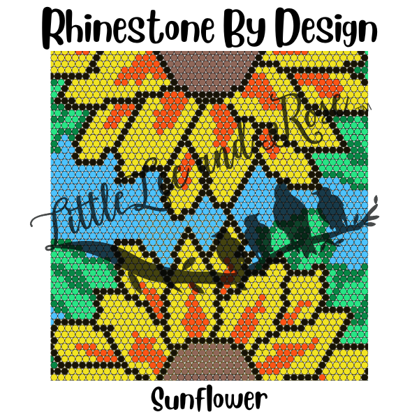 
            
                Load image into Gallery viewer, Pre-Sublimated 20oz Tumbler of Rhinestone by Design - Sunflowers RBD
            
        