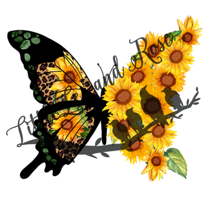 
            
                Load image into Gallery viewer, Sunflower Butterfly UV-DTF 2.5 inch
            
        
