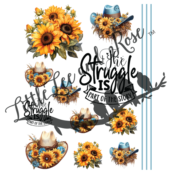 
            
                Load image into Gallery viewer, Sunflower Hat Total Tumbler Instant Transfer Sheet
            
        