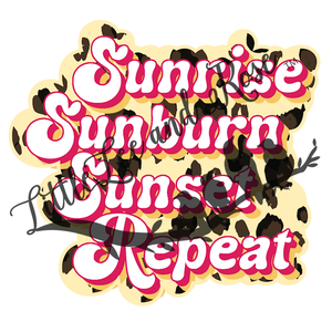 Sunrise Sunburn Instant Transfer