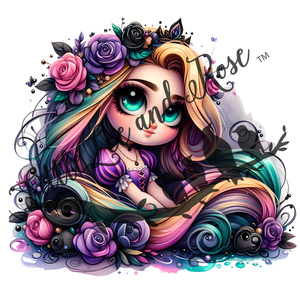 
            
                Load image into Gallery viewer, Tower Princess UV-DTF
            
        