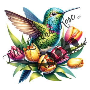 
            
                Load image into Gallery viewer, Tulip Hummingbird  UV-DTF
            
        