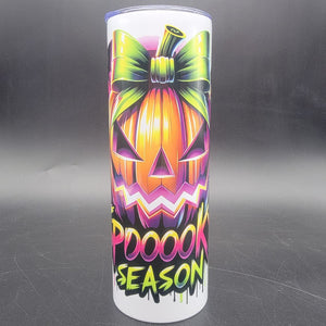 Pre-Sublimated 20oz Tumbler - Neon Spooky Season