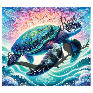 Wave Turtle 20oz Wrap UV-DTF