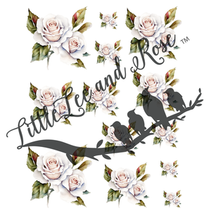 
            
                Load image into Gallery viewer, White Roses Instant Transfer Sheet
            
        
