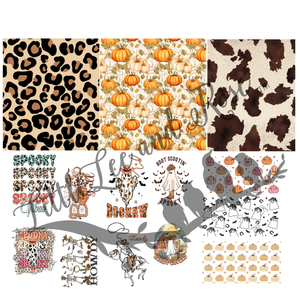 SUBLIMATION DECAL PACK - The Country Pumpkin Collection